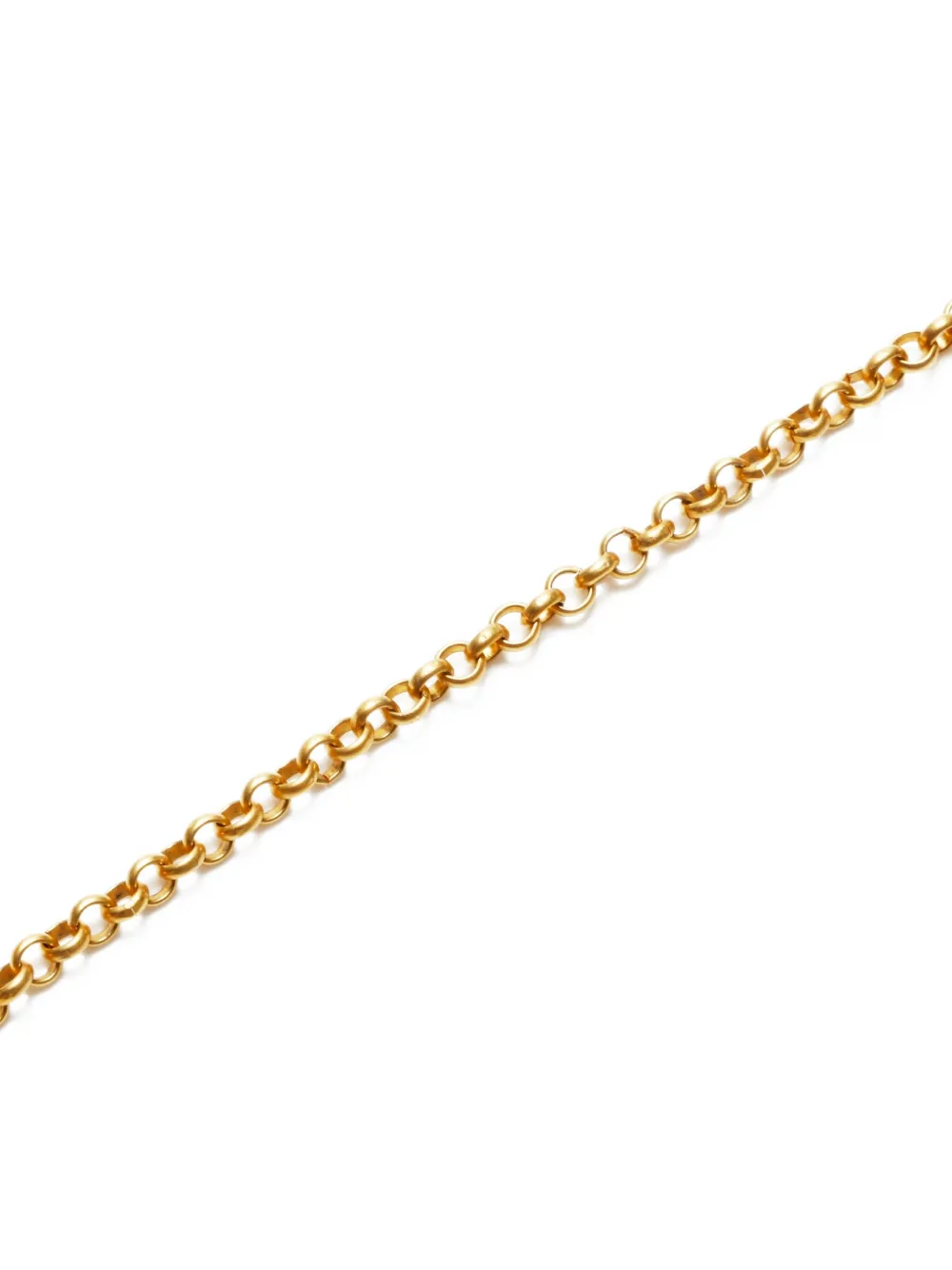 Pre-owned Chanel 1990s Perfume Case Necklace In Gold