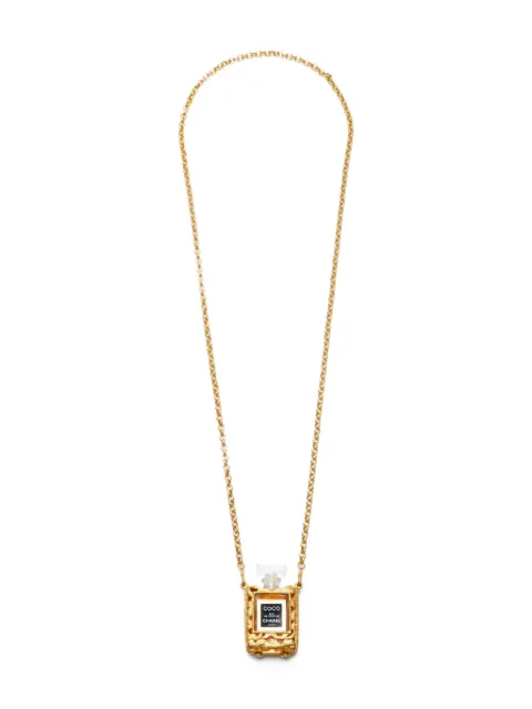 CHANEL Pre-Owned 1990s Perfume Case necklace