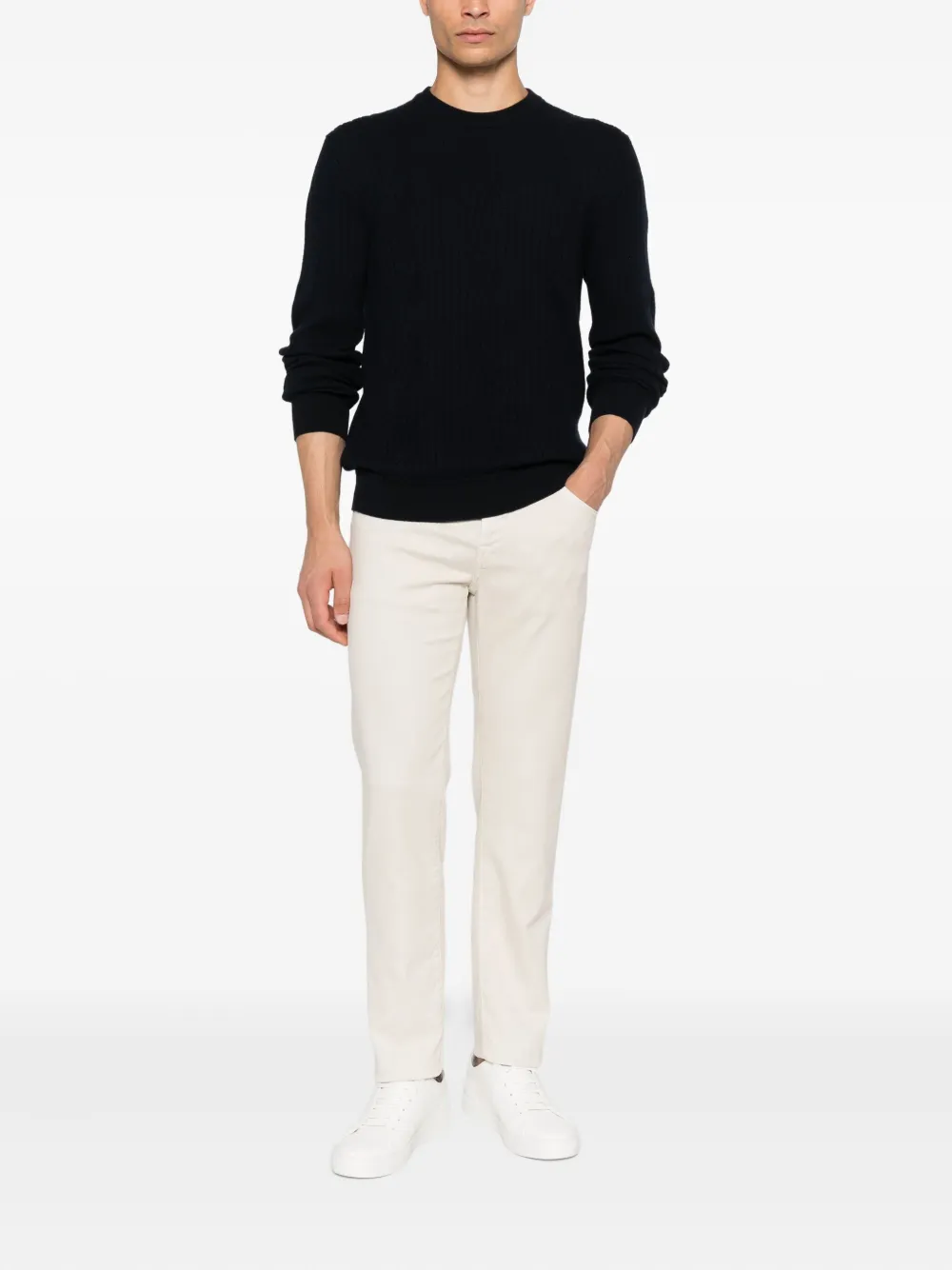 Jacob Cohën Bard frayed jeans - Beige