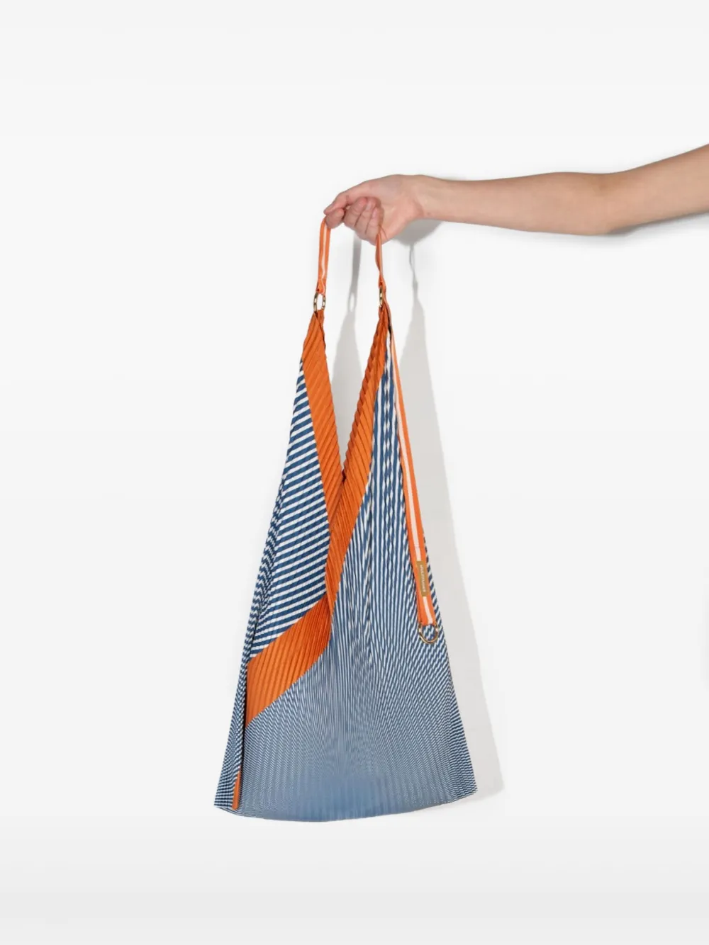 MULTITUDES BAGS Anna pleated striped tote bag | Image 2