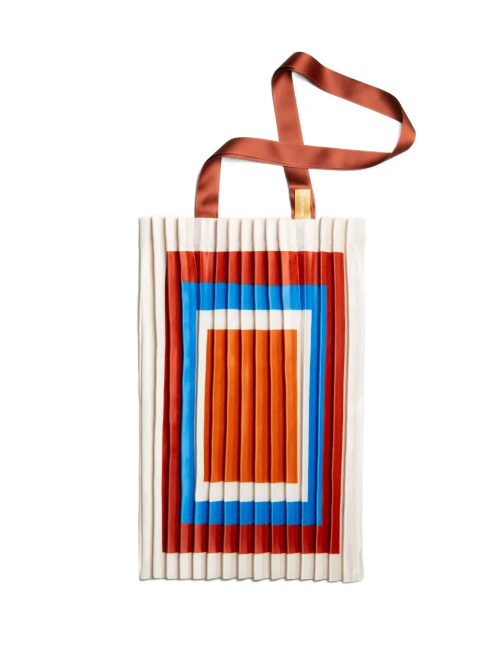 large geometric-print tote bag