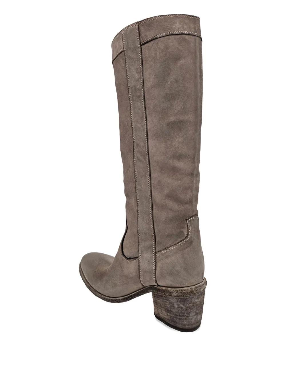 Madison.Maison 57mm leather pull-on boots Brown