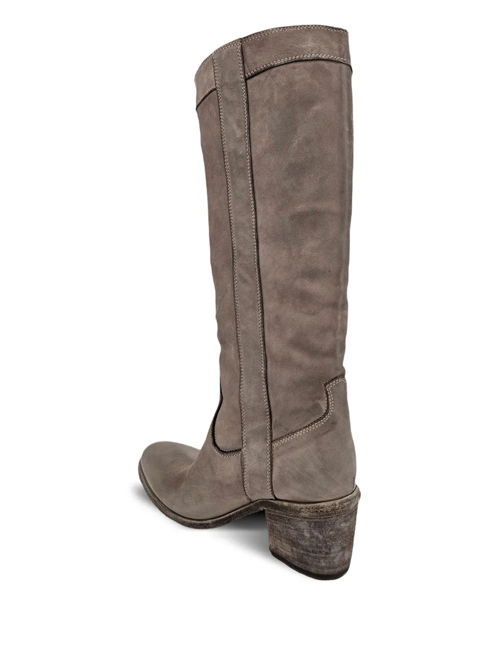 Madison.Maison 57mm leather pull-on boots Brown