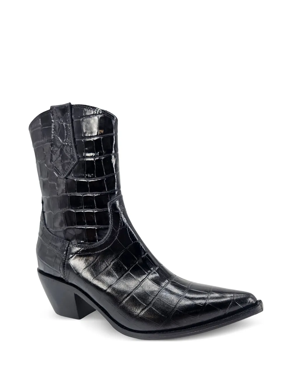 Madison.Maison 50mm pointed-toe cowboy boots Black