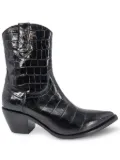 Madison.Maison 50mm pointed-toe cowboy boots - Black