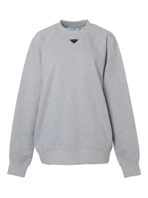 Prada Pre-Owned sudadera con logo triangular 2024