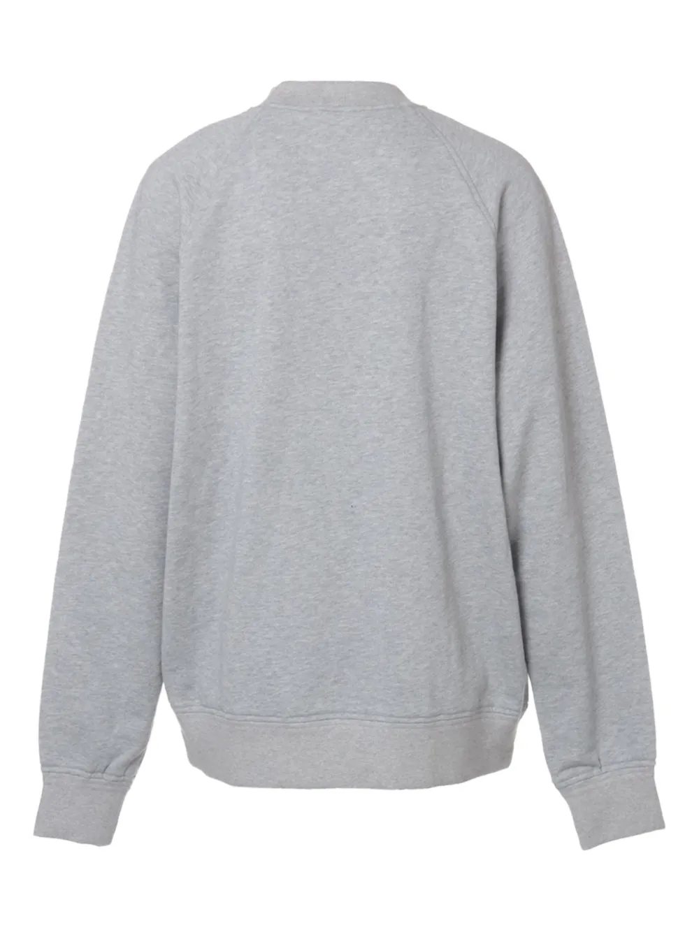 Pre-owned Prada 2024 Logo-triangle Sweatshirt In Gray