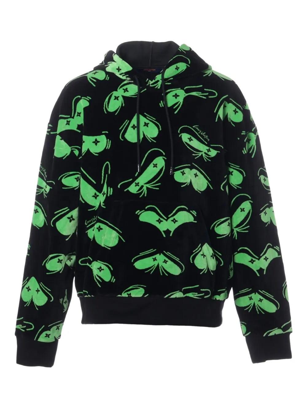 2022 eyes-print hoodie