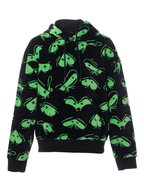 Louis Vuitton Pre-Owned hoodie con ojos estampados 2022
