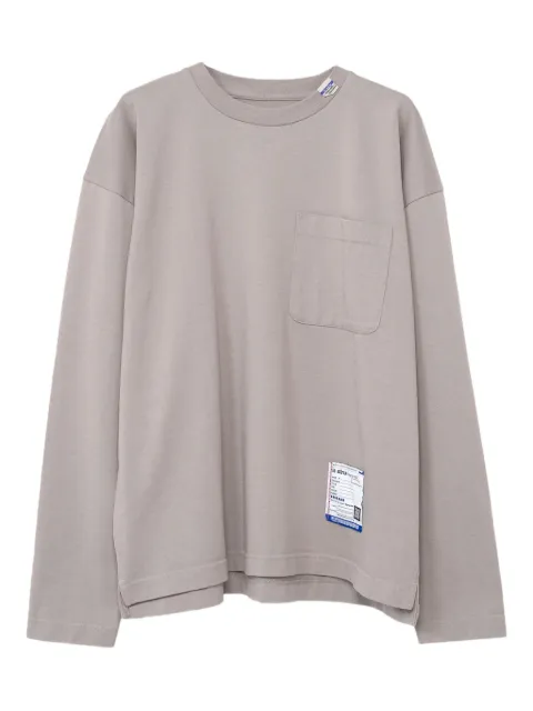 in･stru(men-tal). pocket long-sleeve T-shirt