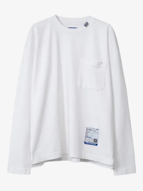 in・stru(men-tal). chest-pocket long-sleeve T-shirt
