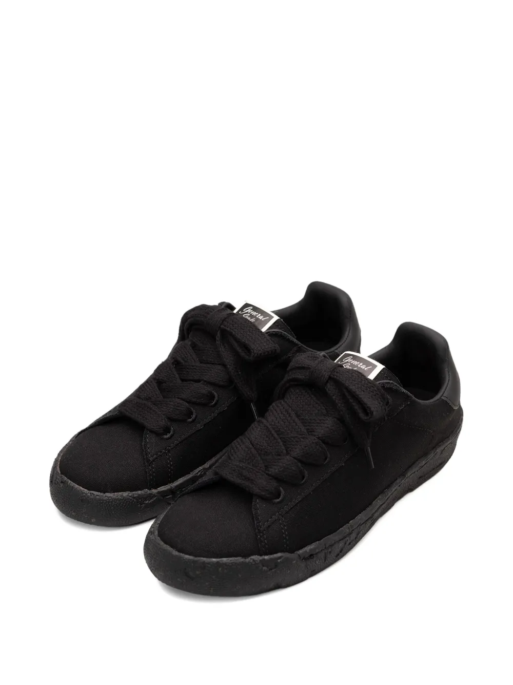 General Scale. canvas low-top sneakers Black