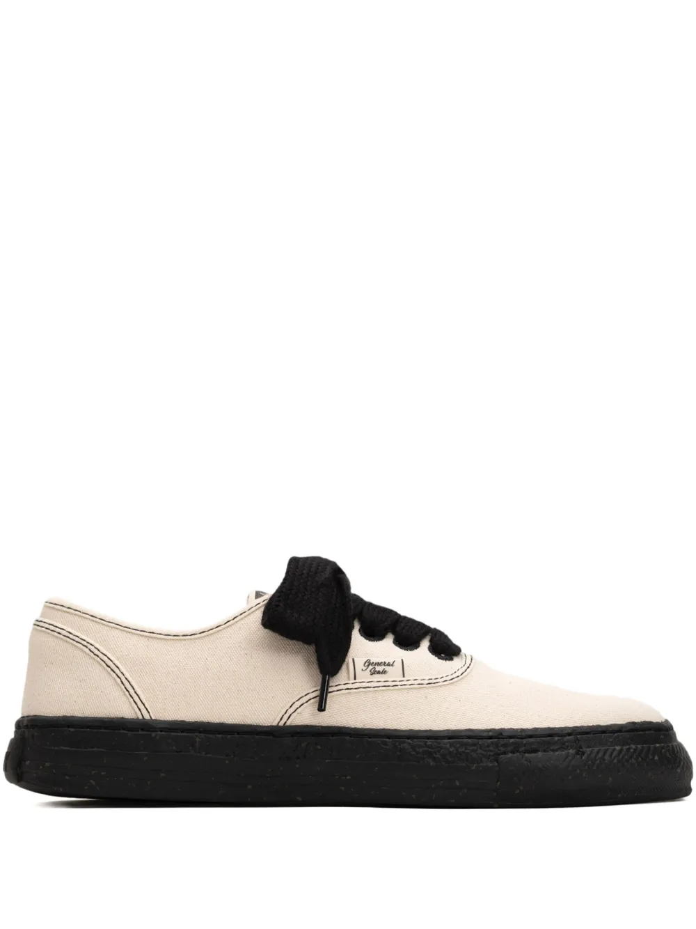 General Scale. Kiefer canvas low top sneakers Neutrals