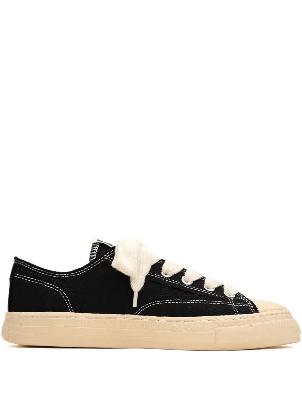 General Scale. Roy canvas low-top sneakers Black