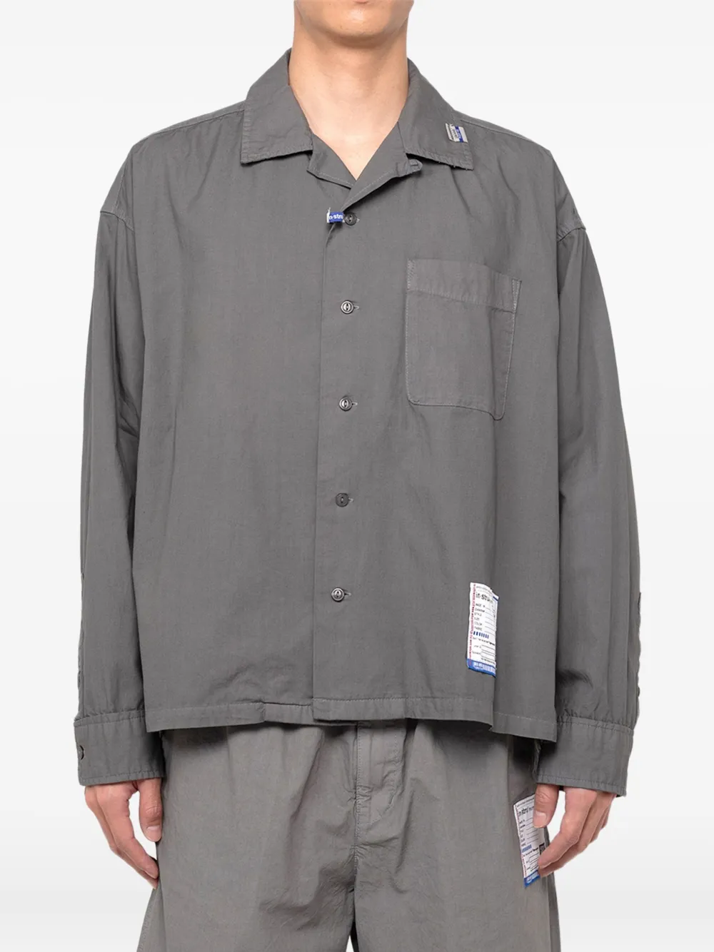 In･stru(men-tal). T-shirt met lange mouwen - Grijs