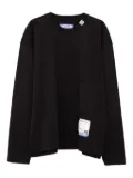 in･stru(men-tal). pocket long-sleeve jersey t-shirt - Black