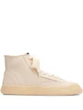General Scale. Roy high-top canvas sneakers - Neutrals