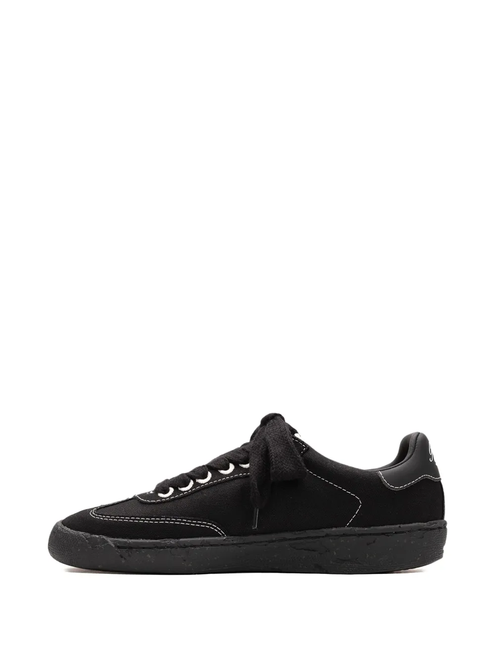 General Scale. canvas low-top sneakers Black