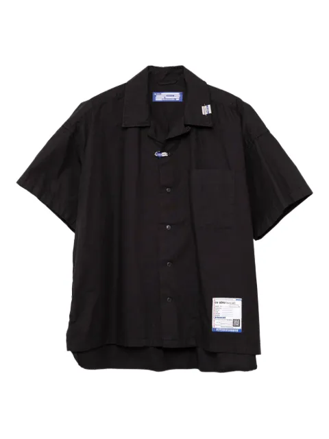 in･stru(men-tal). logo-patch shirt