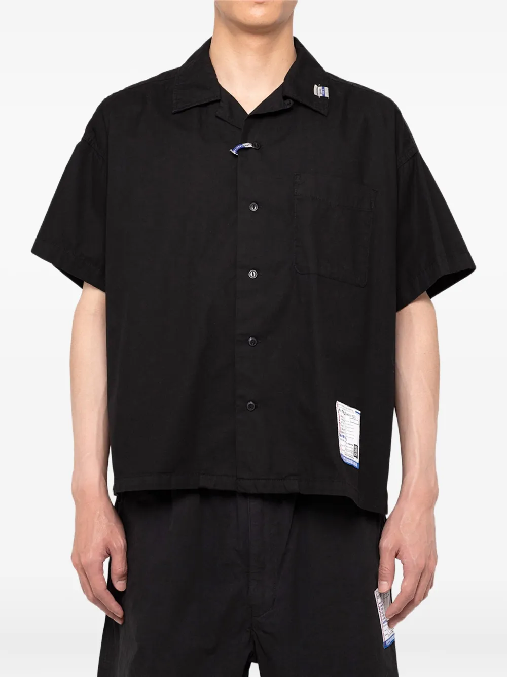 in･stru(men-tal). logo-patch shirt | Image 2