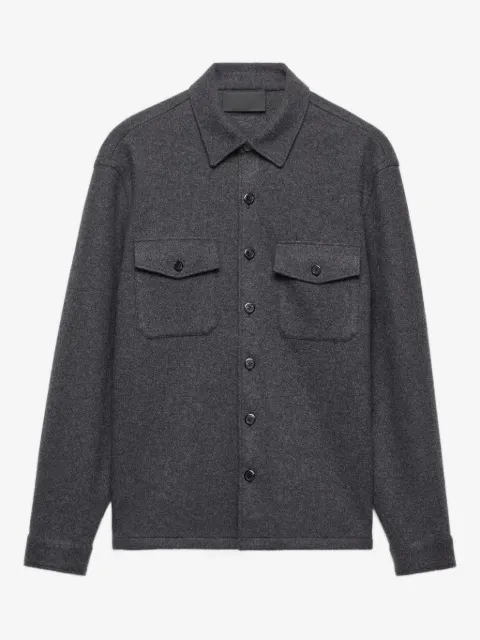 Prada flap-pocket button shirt