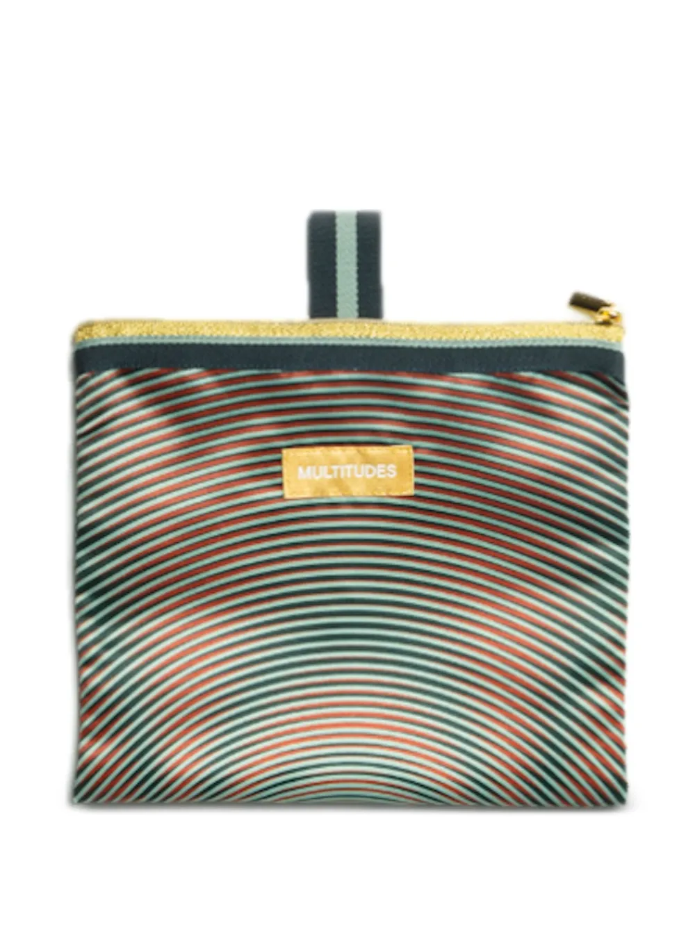 MULTITUDES BAGS Shopper met geplooid vlak Groen
