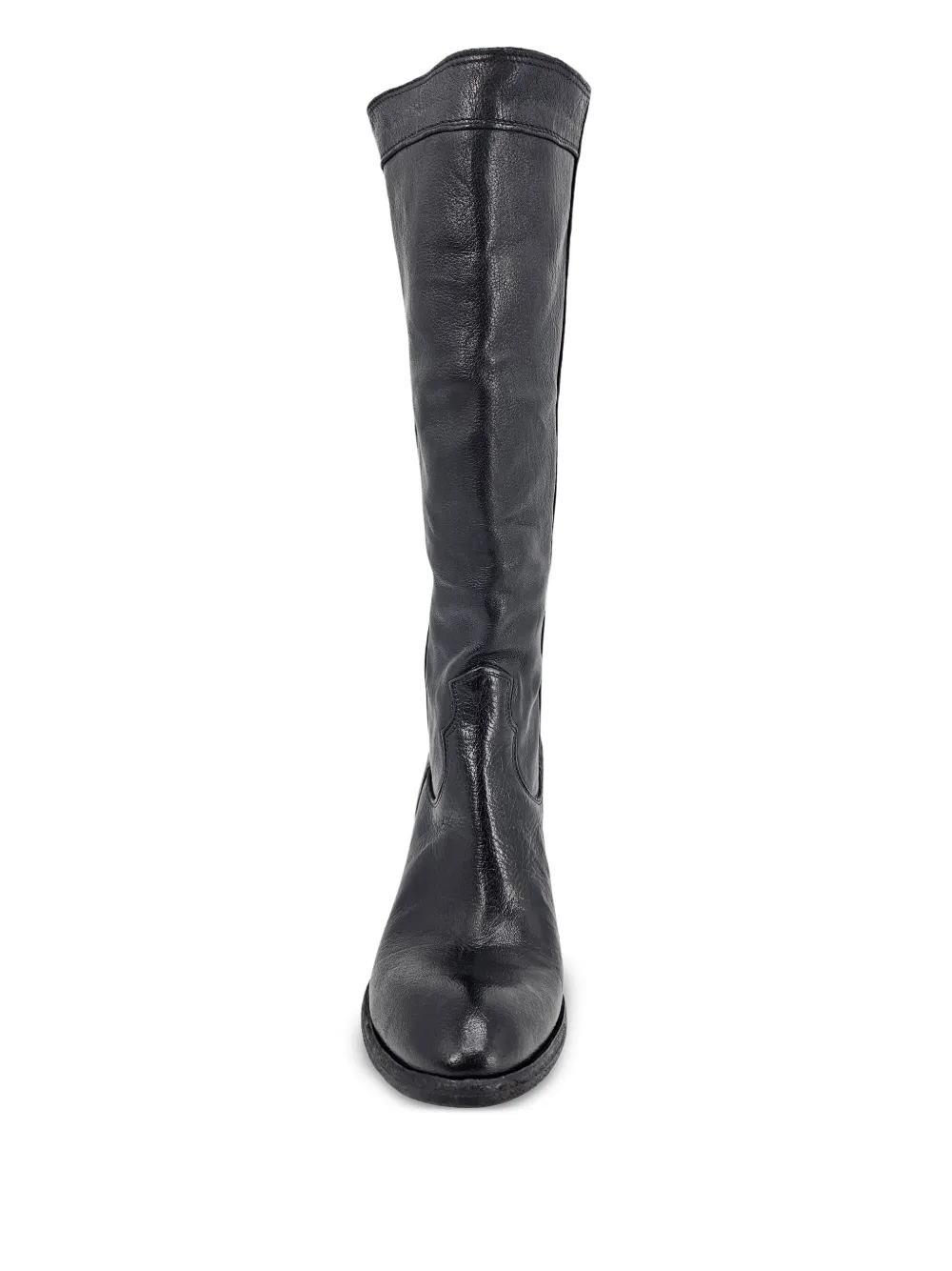 Madison.Maison 57mm leather knee-high boots Black