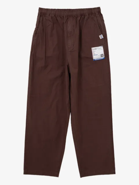 in･stru(men-tal). elastic-waistband trousers