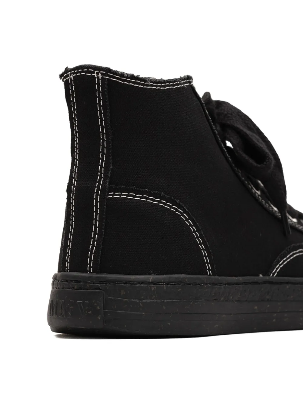 General Scale. Roy high-top canvas sneakers Black