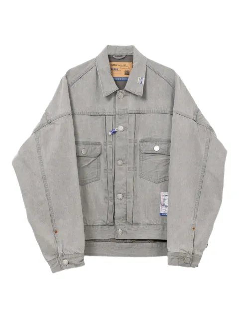 in･stru(men-tal). bleached denim jacket
