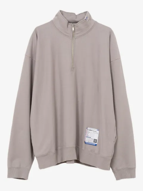 in･stru(men-tal). sudadera con medio cierre
