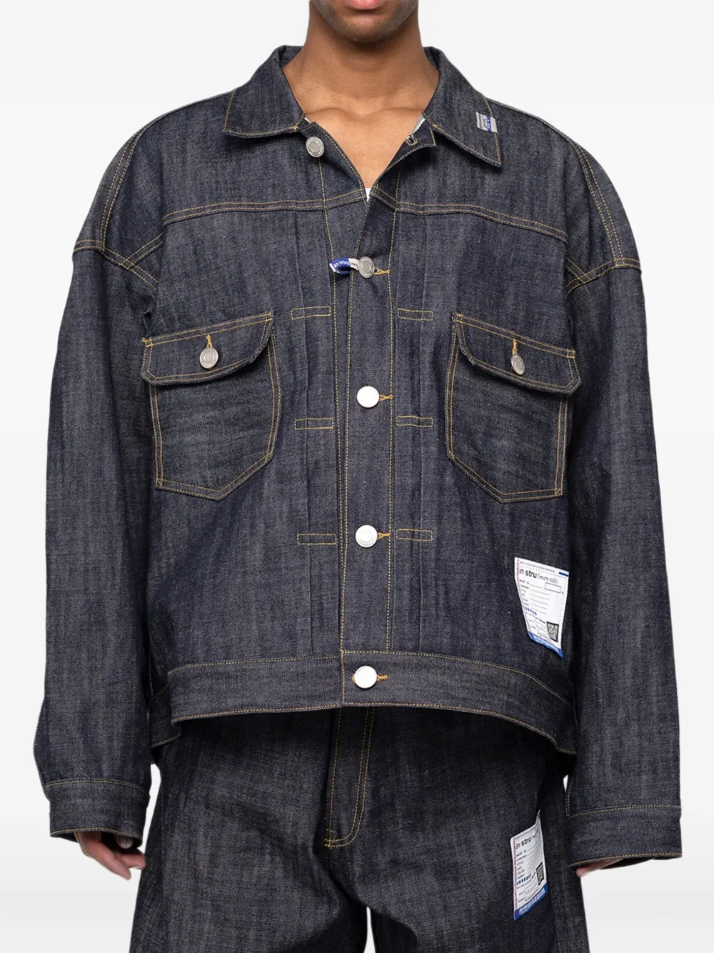 in･stru(men-tal). Selvage denim jacket | Denim Jackets | Image 2