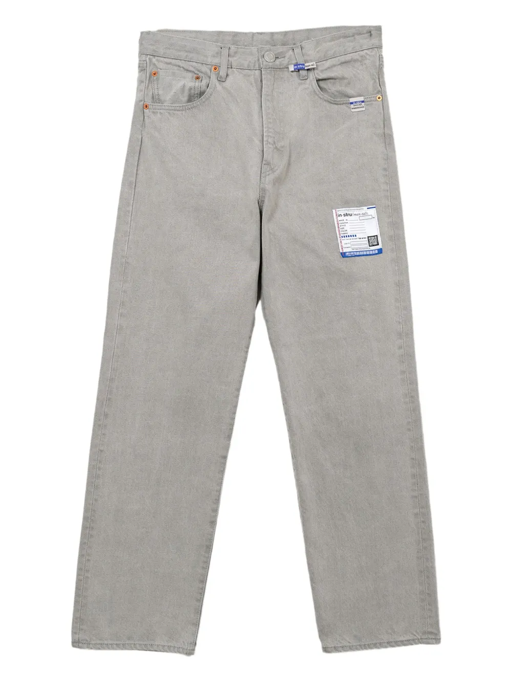 in･stru(men-tal). bleached jeans | Grey | Image 1
