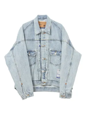 ENTIRE STUDIOS Shrunken デニムジャケット | ブルー | FARFETCH JP