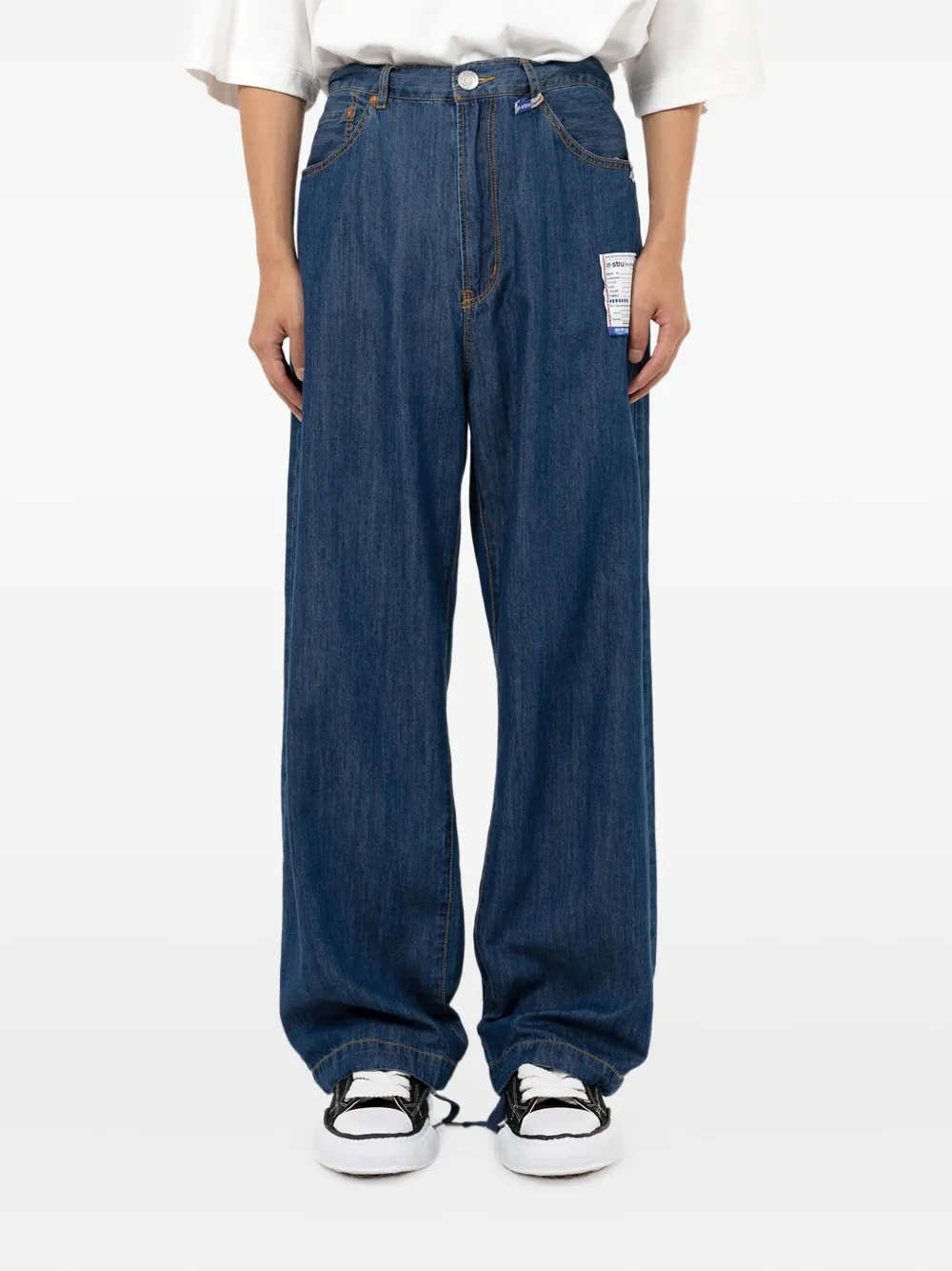 In･stru(men-tal). Jeans met trekkoordsluiting - Blauw
