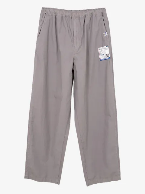 in･stru(men-tal). elastic-waistband trousers