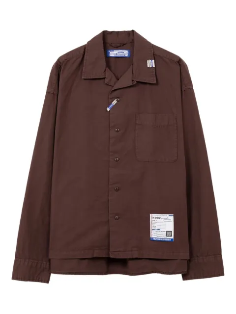 in･stru(men-tal). long-sleeve patch-pocket shirt