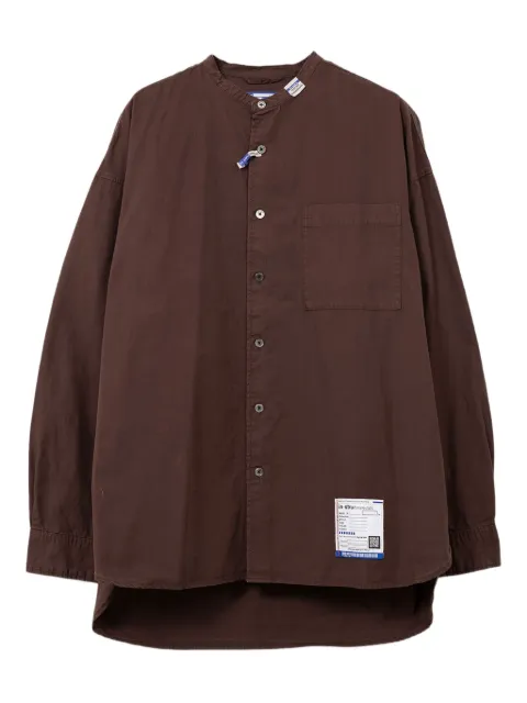 in･stru(men-tal). camisa manga larga con cuello mao