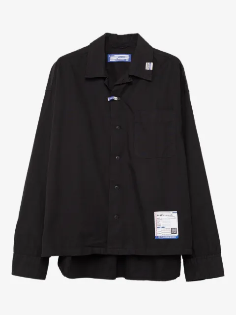 in･stru(men-tal). long-sleeve Oxford shirt