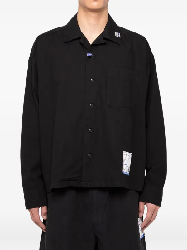 in・stru(men-tal). オックスフォードシャツ | ブラック | FARFETCH JP