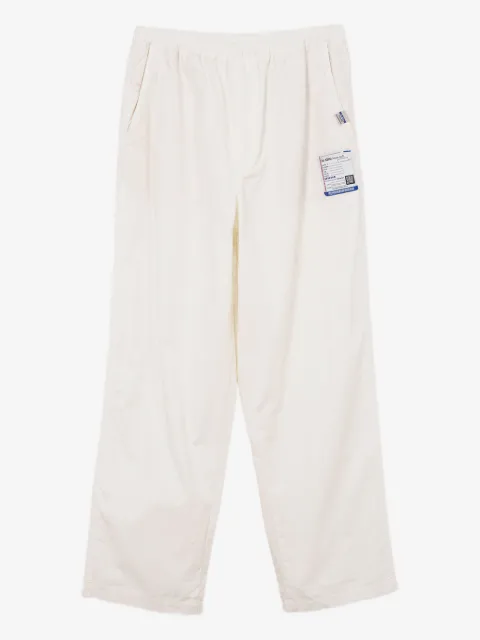 in･stru(men-tal). elastic-waistband trousers