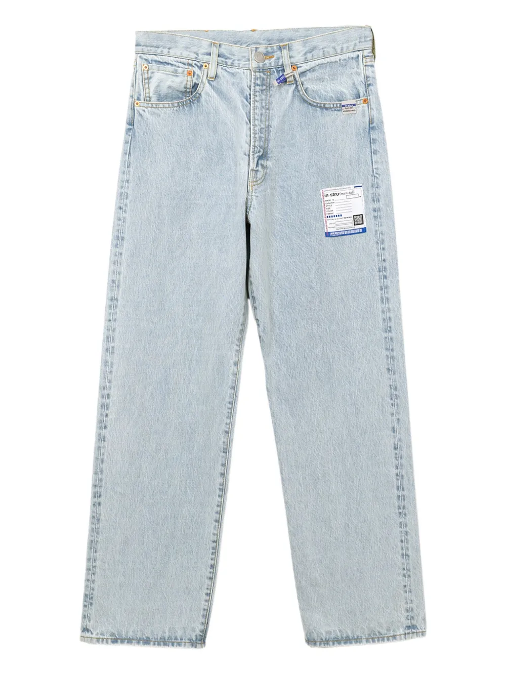 in･stru(men-tal). bleached jeans | Blue | Image 1