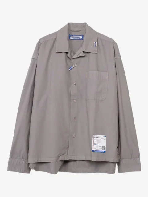 in･stru(men-tal). long-sleeve patch-pocket shirt