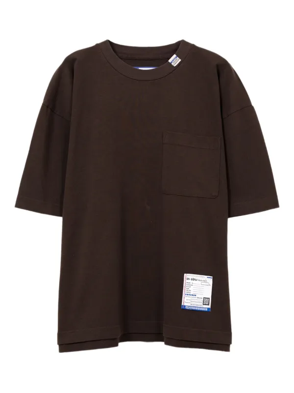 Pocket half-sleeve T-shirt Brown FARFETCH PH