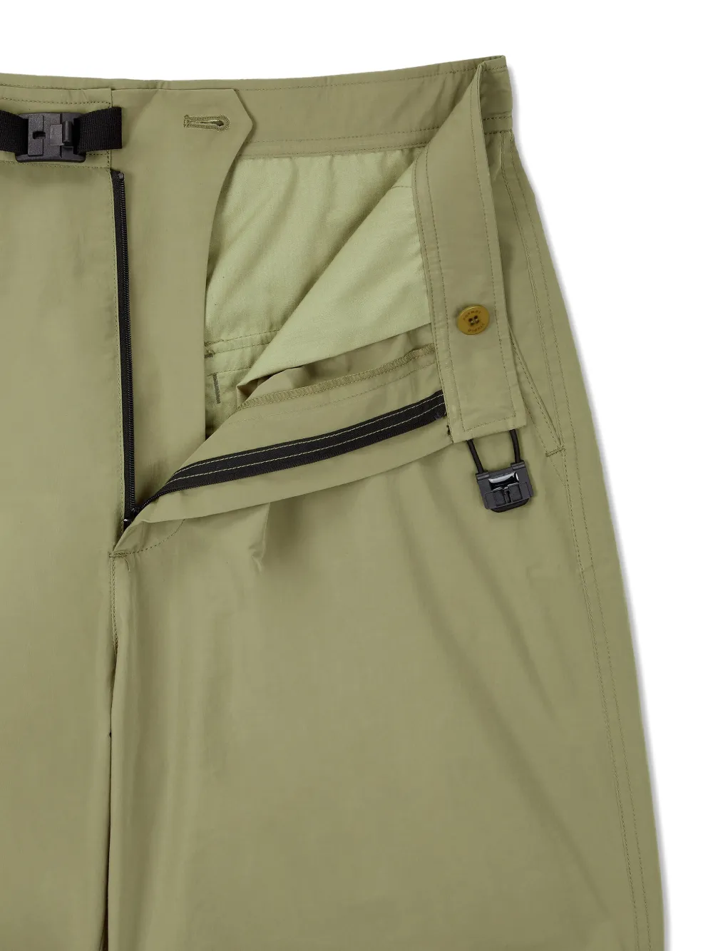 STUDIO TOMBOY Broek met ceintuur Groen