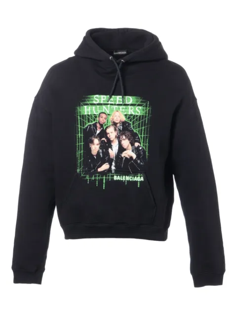 Balenciaga Pre-Owned 2018 Speedhunter graphic hoodie