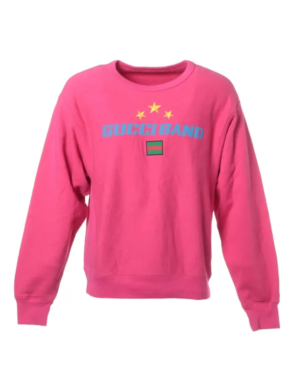 Gucci Pre-Owned 2010-2020 logo-print Sweatshirt Pink FARFETCH PH