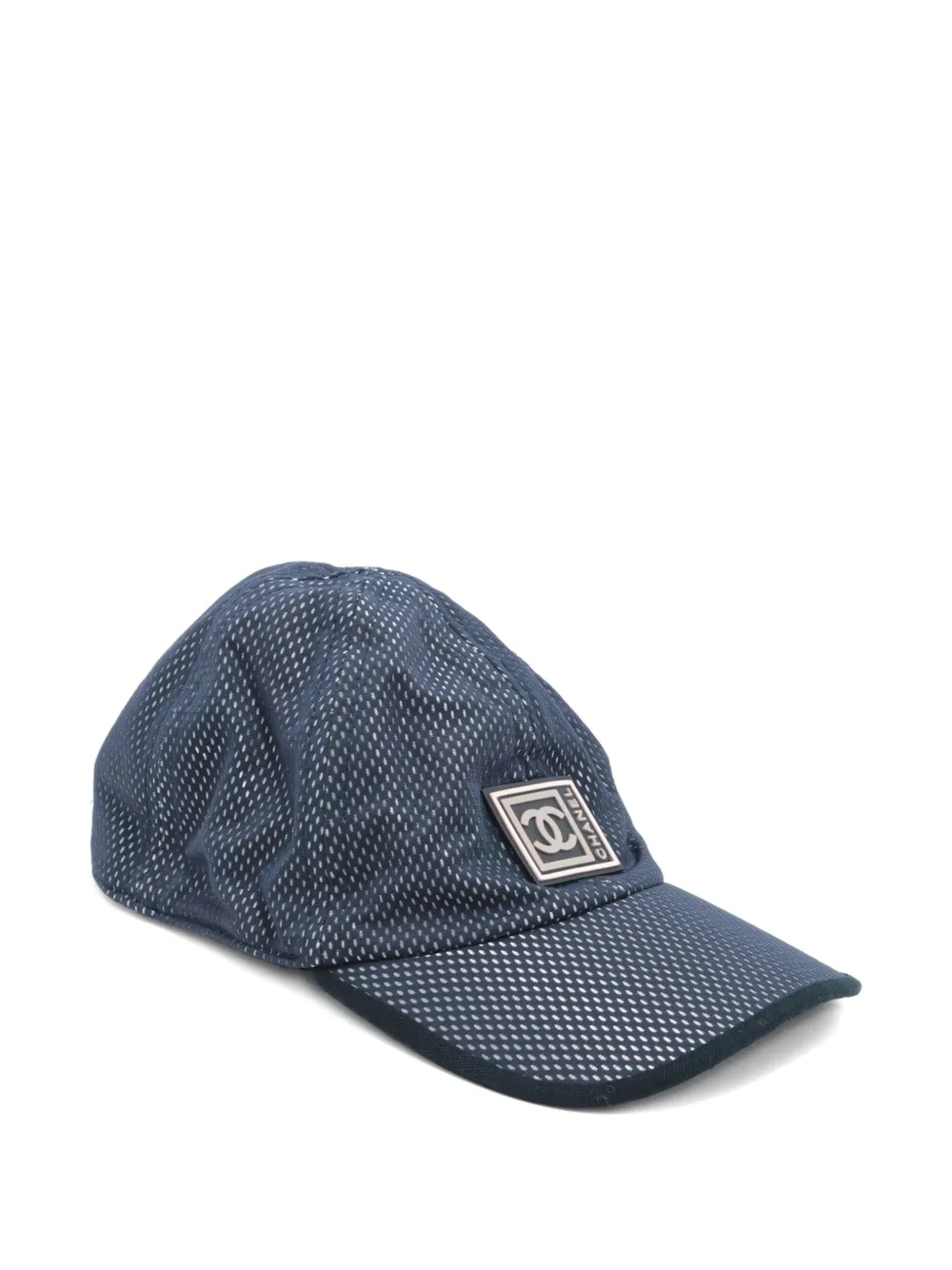 Pre-owned Chanel 2000-2015 Cc Mark Baseball Cap In Blue