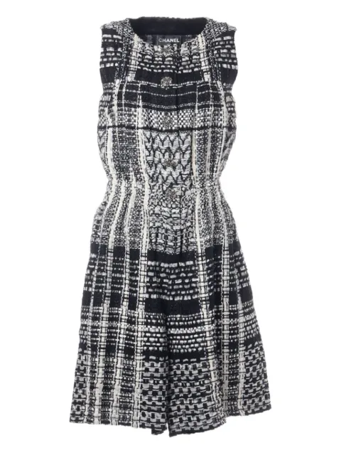 CHANEL Pre-Owned 2015 tweed dress