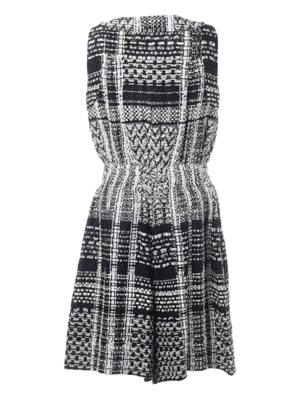 CHANEL Pre-Owned 2015 tweed jurk - Zwart